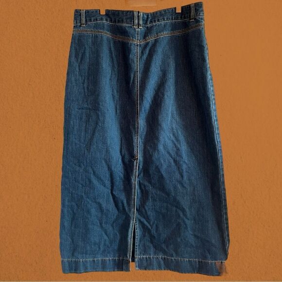 90s vintage old navy maxi denim skirt - Picture 4 of 9